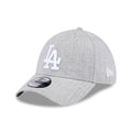 LA Dodgers MLB Heather Grey 39THIRTY Stretch Fit Cap-Benirox
