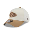 Kansas City Chiefs NFL White 39THIRTY A-Frame Stretch Fit Cap-Benirox