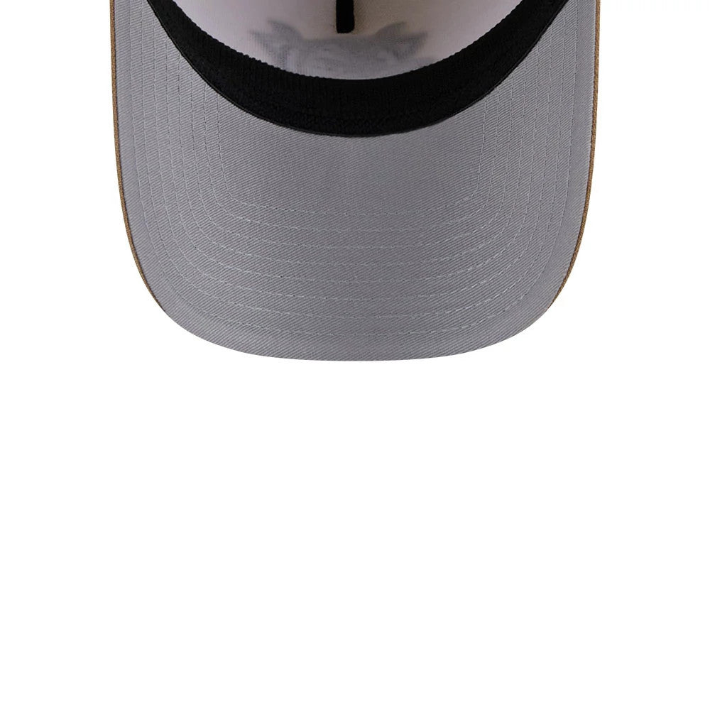 Anaheim Ducks NHL Sandy Bay White 39THIRTY A-Frame Stretch Fit Cap-Benirox