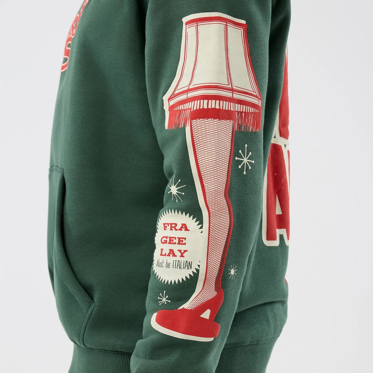 A Christmas Story Major Award Dark Green Pullover Hoodie-Benirox