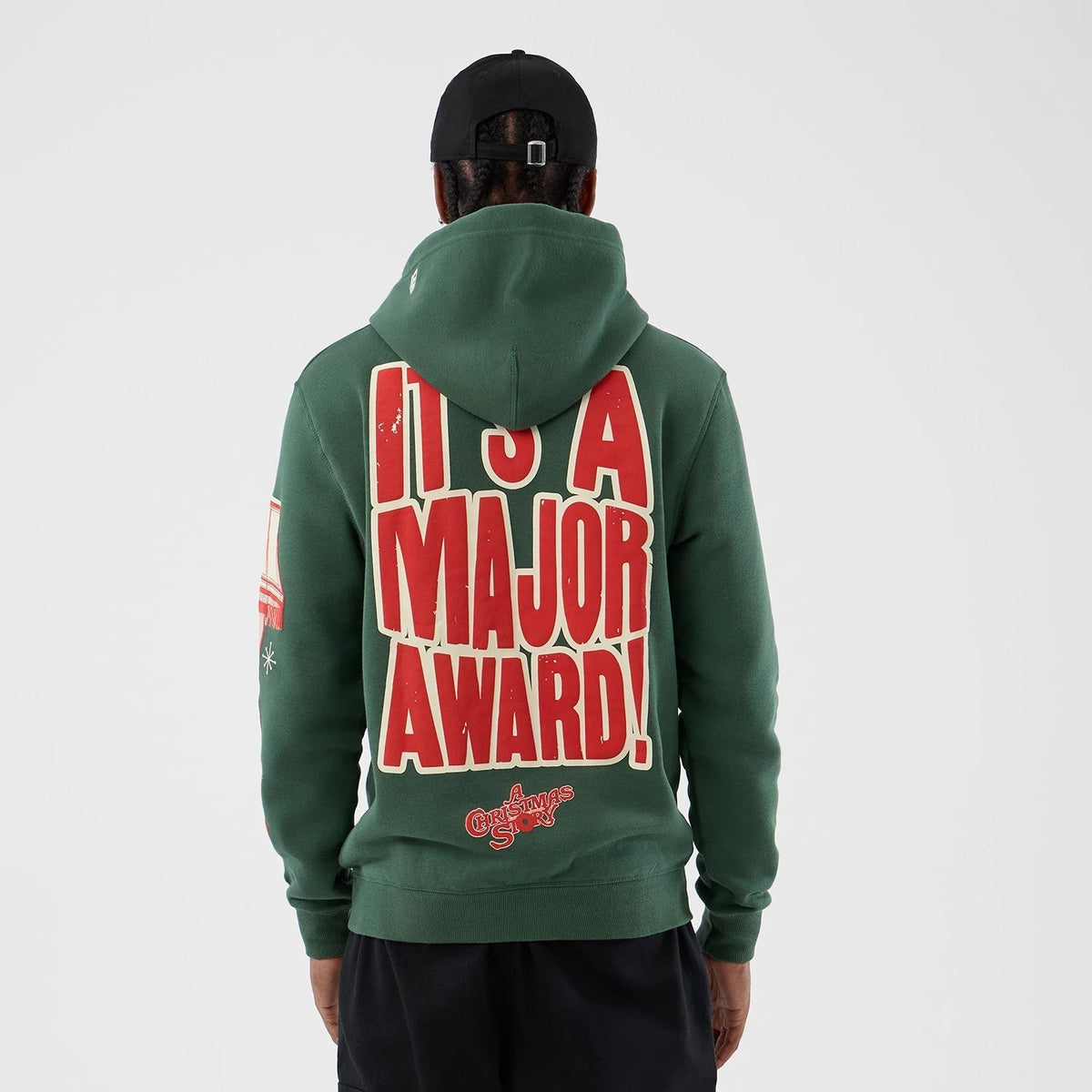 A Christmas Story Major Award Dark Green Pullover Hoodie-Benirox