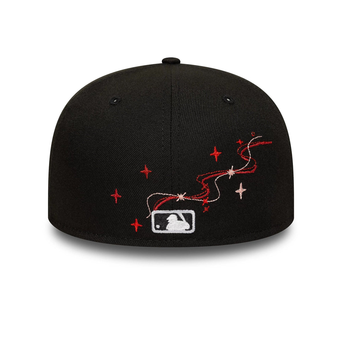 Atlanta Braves MLB Zodiac Black 59FIFTY Fitted Cap-Benirox