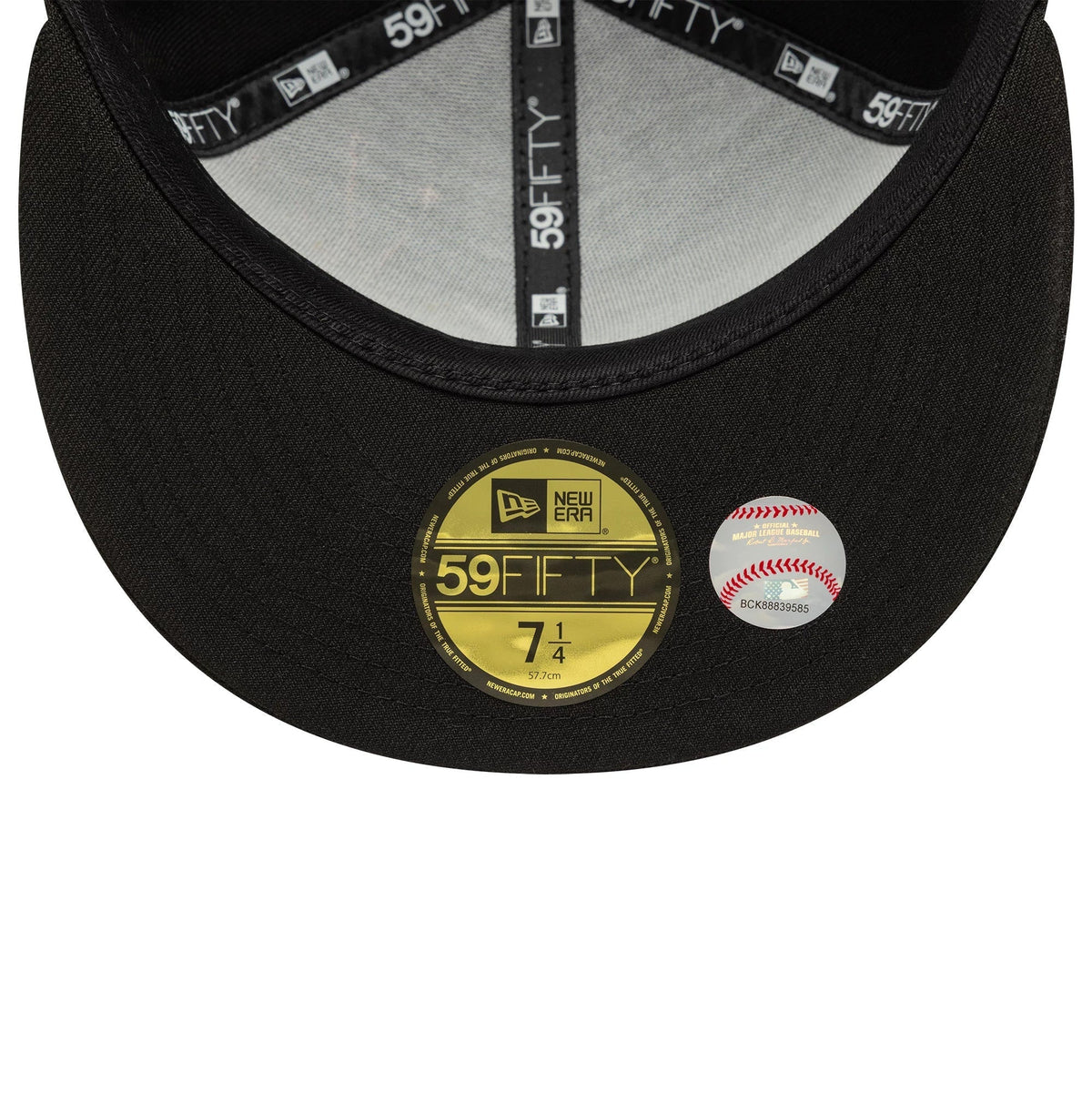 Atlanta Braves MLB Zodiac Black 59FIFTY Fitted Cap-Benirox