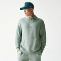 LA Dodgers MLB Midi Pastel Green Oversized Pullover Hoodie-Benirox
