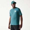 LA Dodgers MLB Food Graphic Dark Green T-Shirt-Benirox
