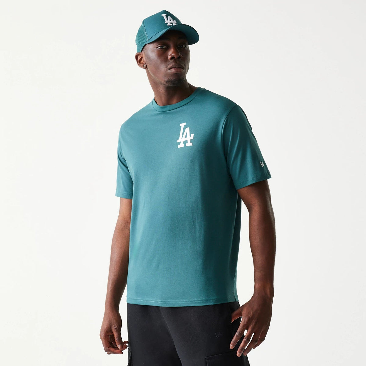 LA Dodgers MLB Food Graphic Dark Green T-Shirt-Benirox