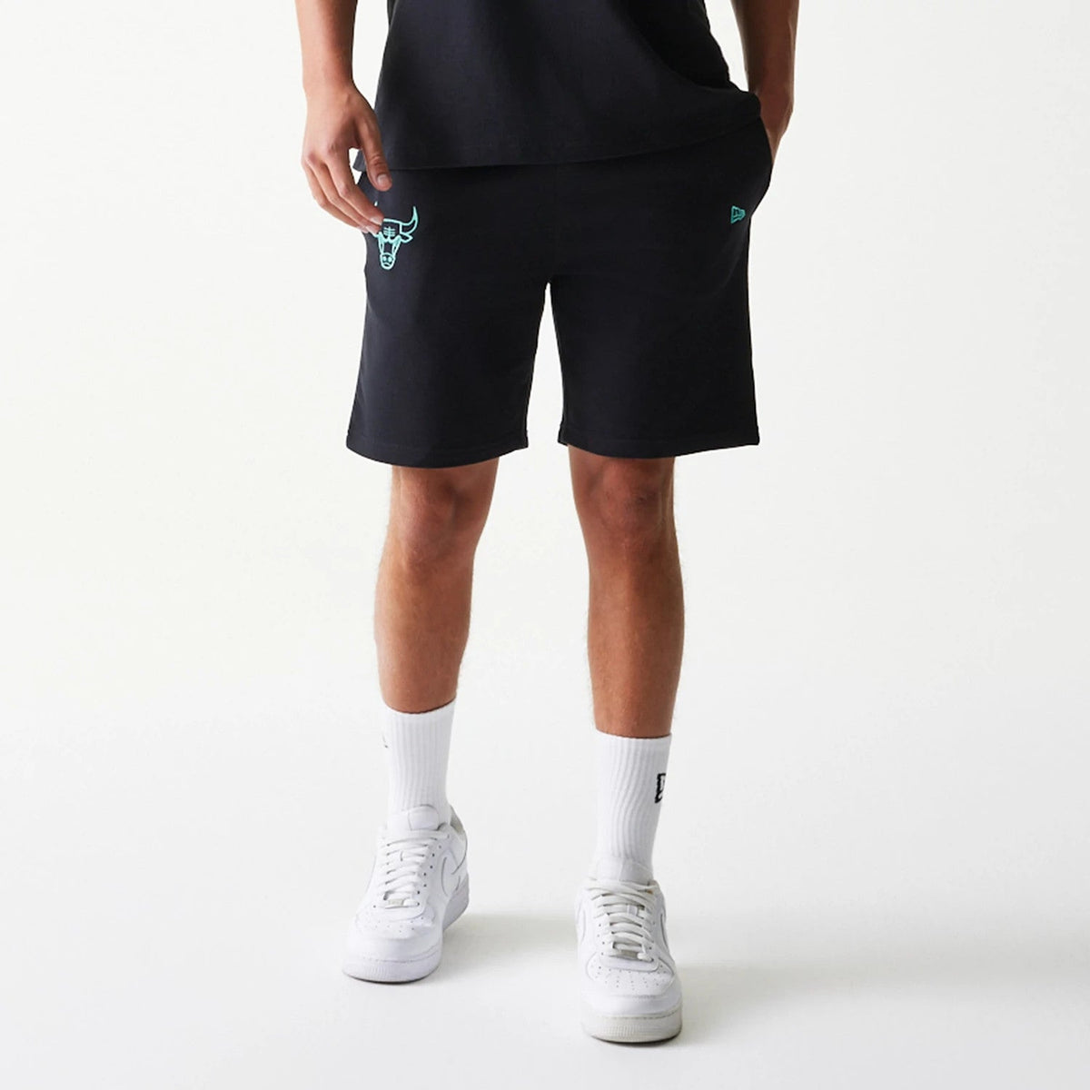 Chicago Bulls NBA League Essential Black Shorts-Benirox