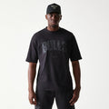 Chicago Bulls NBA Black Oversized T-Shirt-Benirox