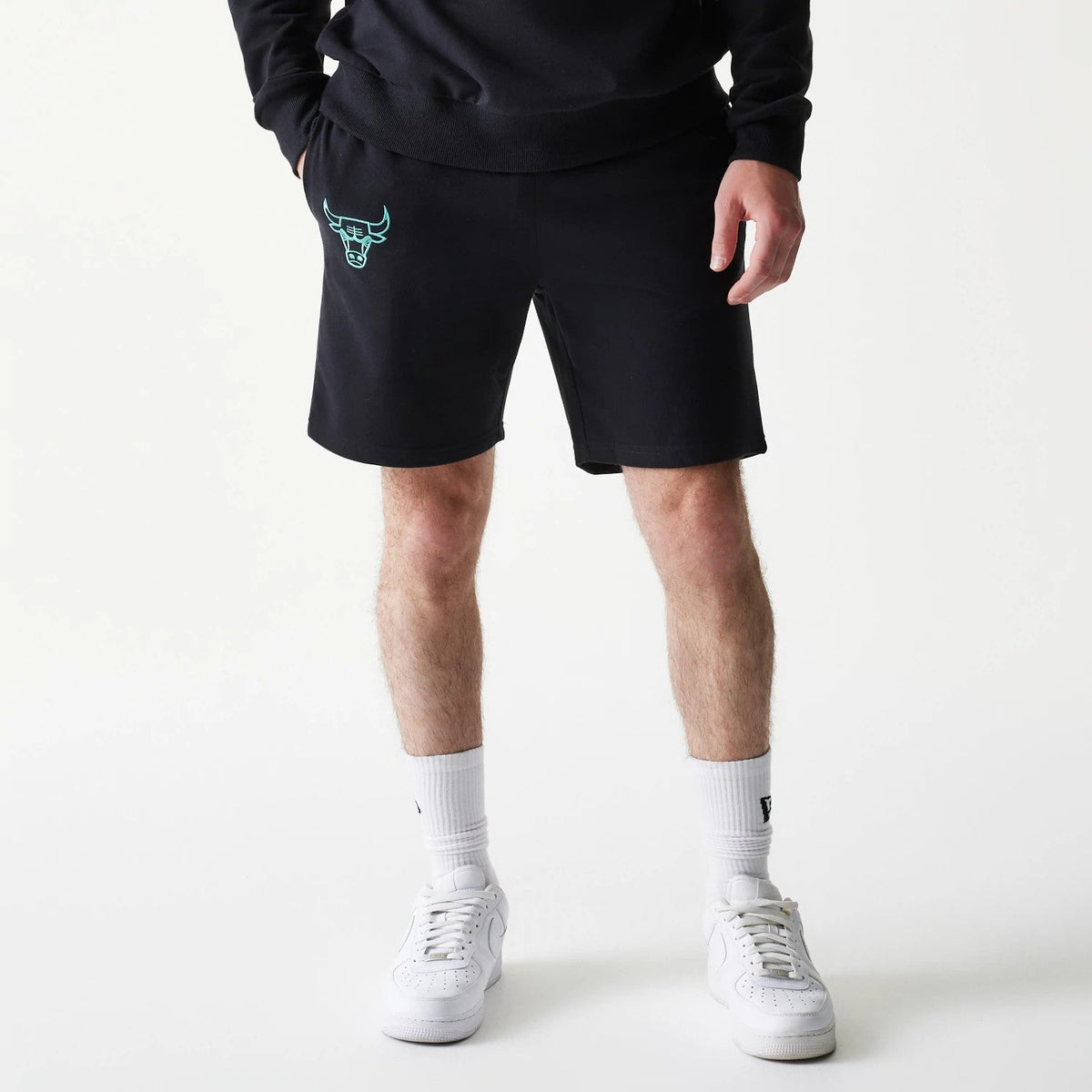 Chicago Bulls NBA Core Black Shorts-Benirox