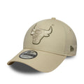 Chicago Bulls NBA Team Outline Light Beige 9FORTY Cap-Benirox