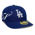 LA Dodgers MLB Est Script Dark Blue Low Profile 59FIFTY Fitted Cap-Benirox