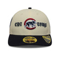 Chicago Cubs MLB Cooperstown Cream Low Profile 59FIFTY Fitted Cap-Benirox