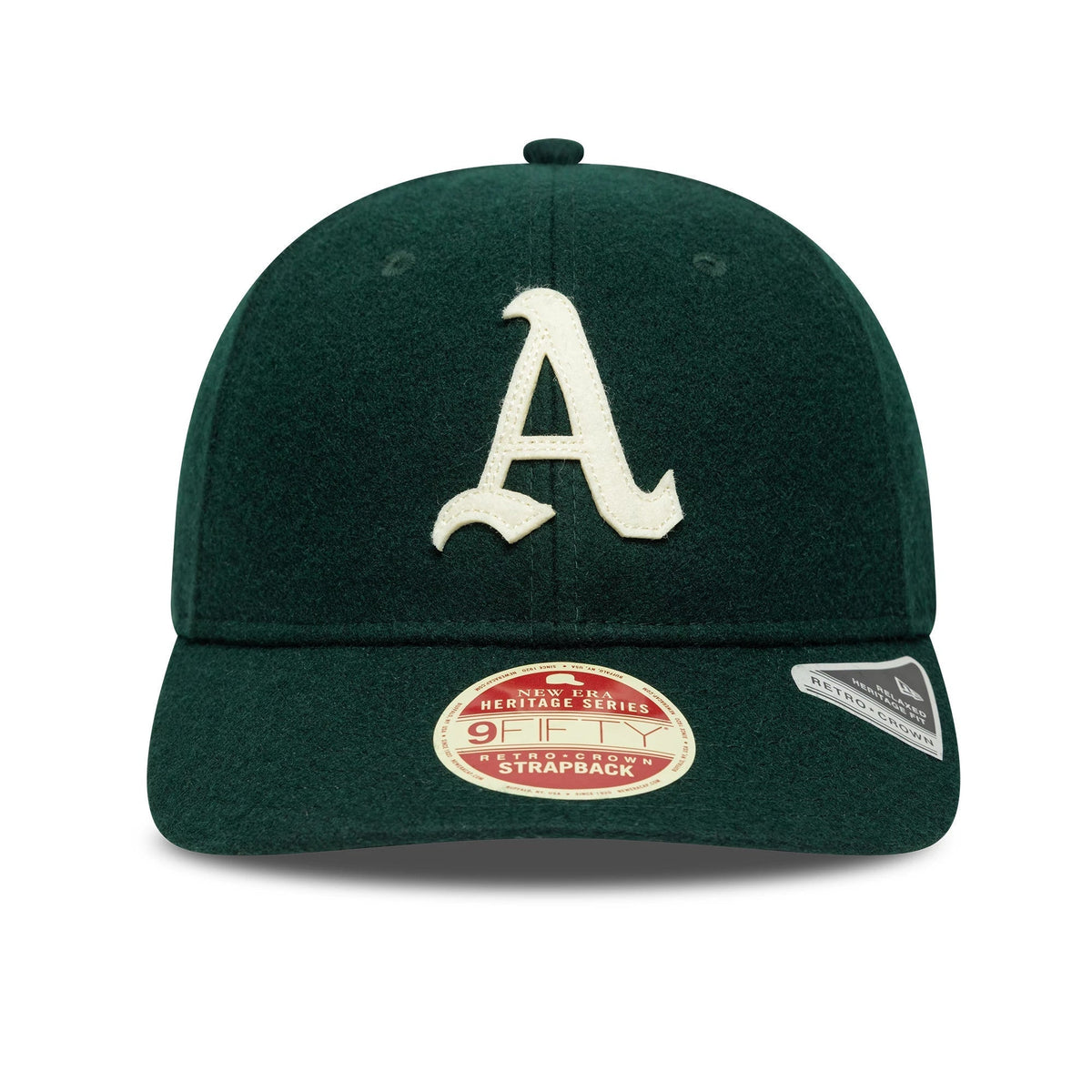 Athletics MLB Heritage Dark Green Retro Crown 9FIFTY Cap-Benirox