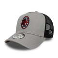 AC Milan Patch Grey 9FORTY A-Frame Trucker Cap-Benirox
