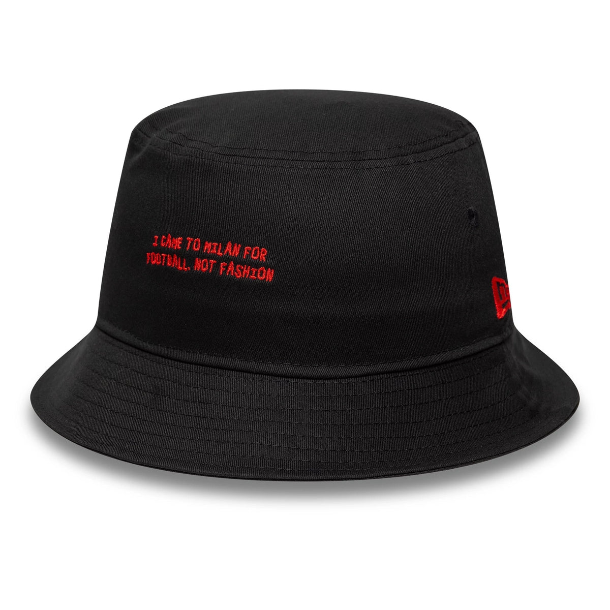 AC Milan Phrase Black Bucket Hat-Benirox