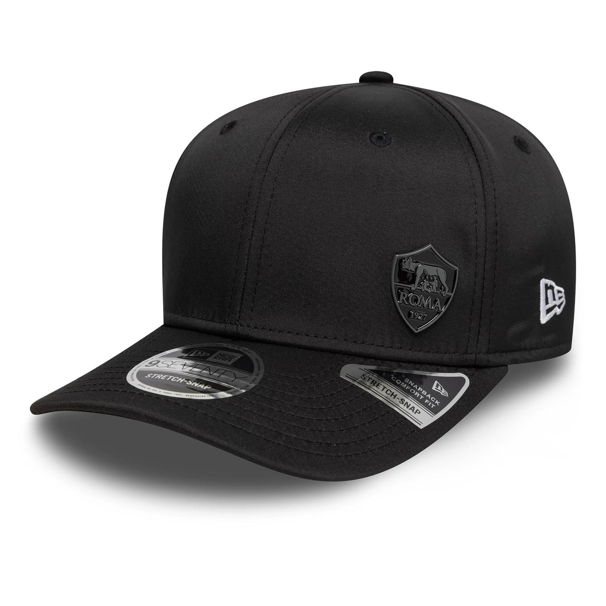 AS Roma Flawless Pin Black 9SEVENTY Stretch Snap Cap-Benirox