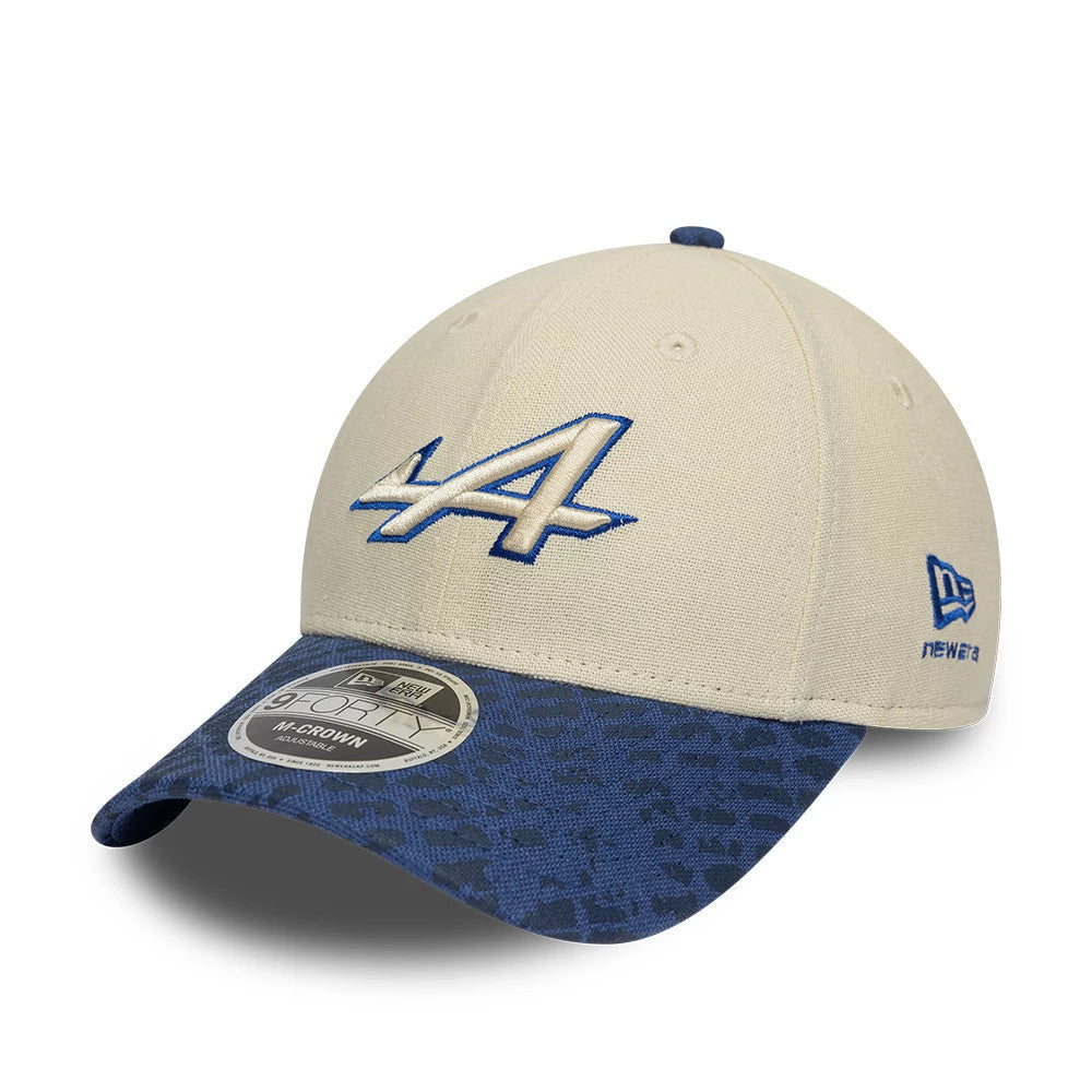 Alpine Racing Heritage Cream & Dark Blue 9FORTY M-Crown Cap-Benirox