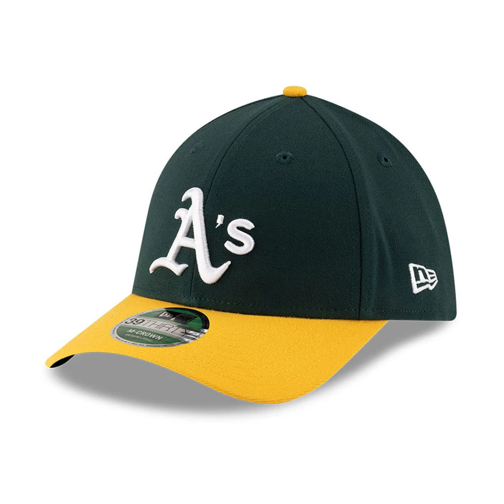 Athletics MLB Player Replica Dark Green 39THIRTY M-Crown Stretch Fit Cap-Benirox