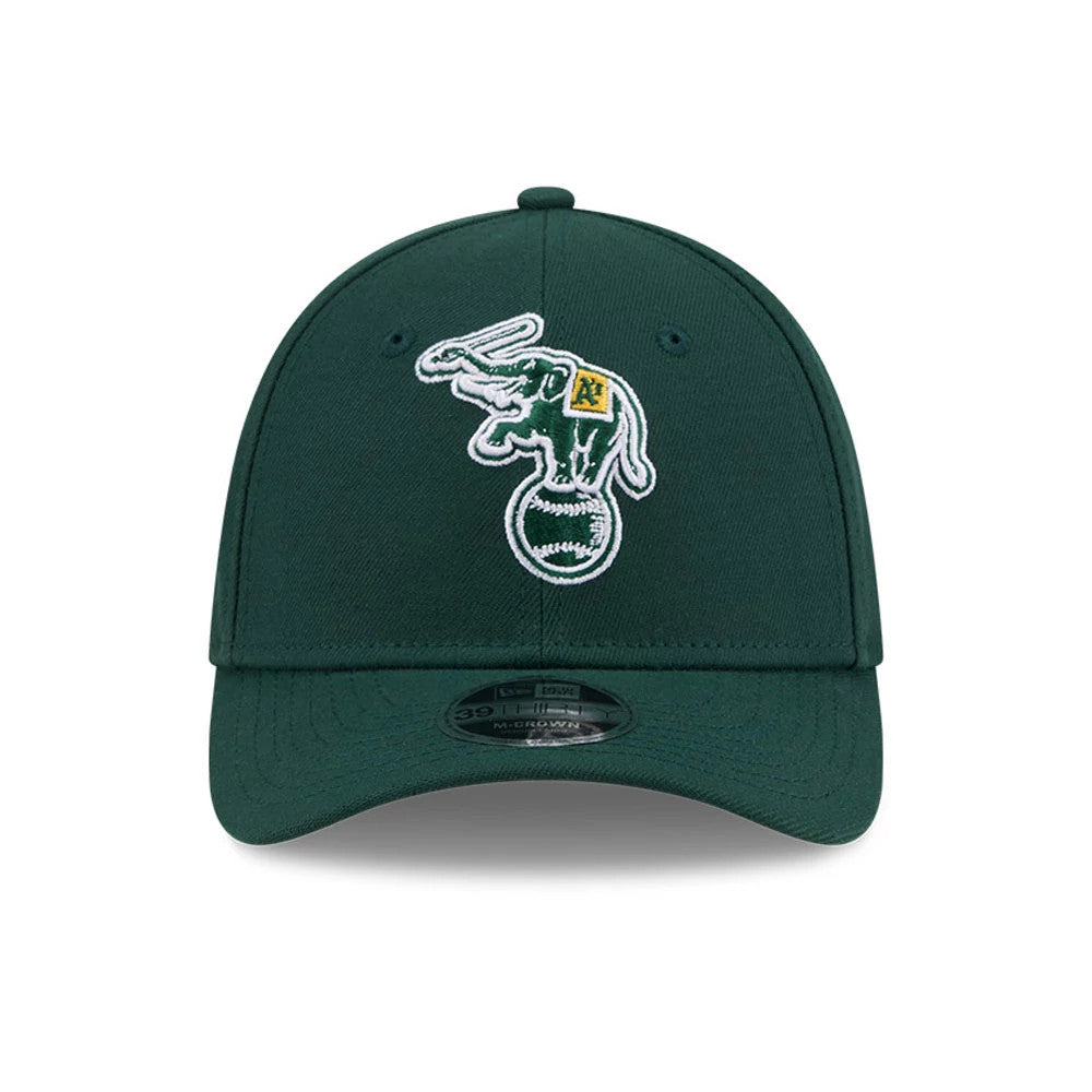 Athletics MLB Dark Green 39THIRTY M-Crown Stretch Fit Cap-Benirox