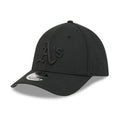 Athletics MLB Outline Black 39THIRTY M-Crown Stretch Fit Cap-Benirox