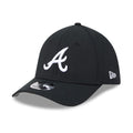 Atlanta Braves MLB Black 39THIRTY M-Crown Stretch Fit Cap-Benirox