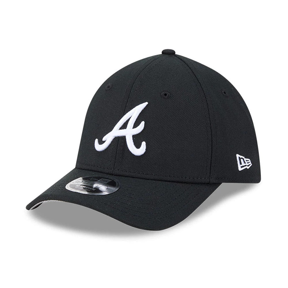Atlanta Braves MLB Black 39THIRTY M-Crown Stretch Fit Cap-Benirox