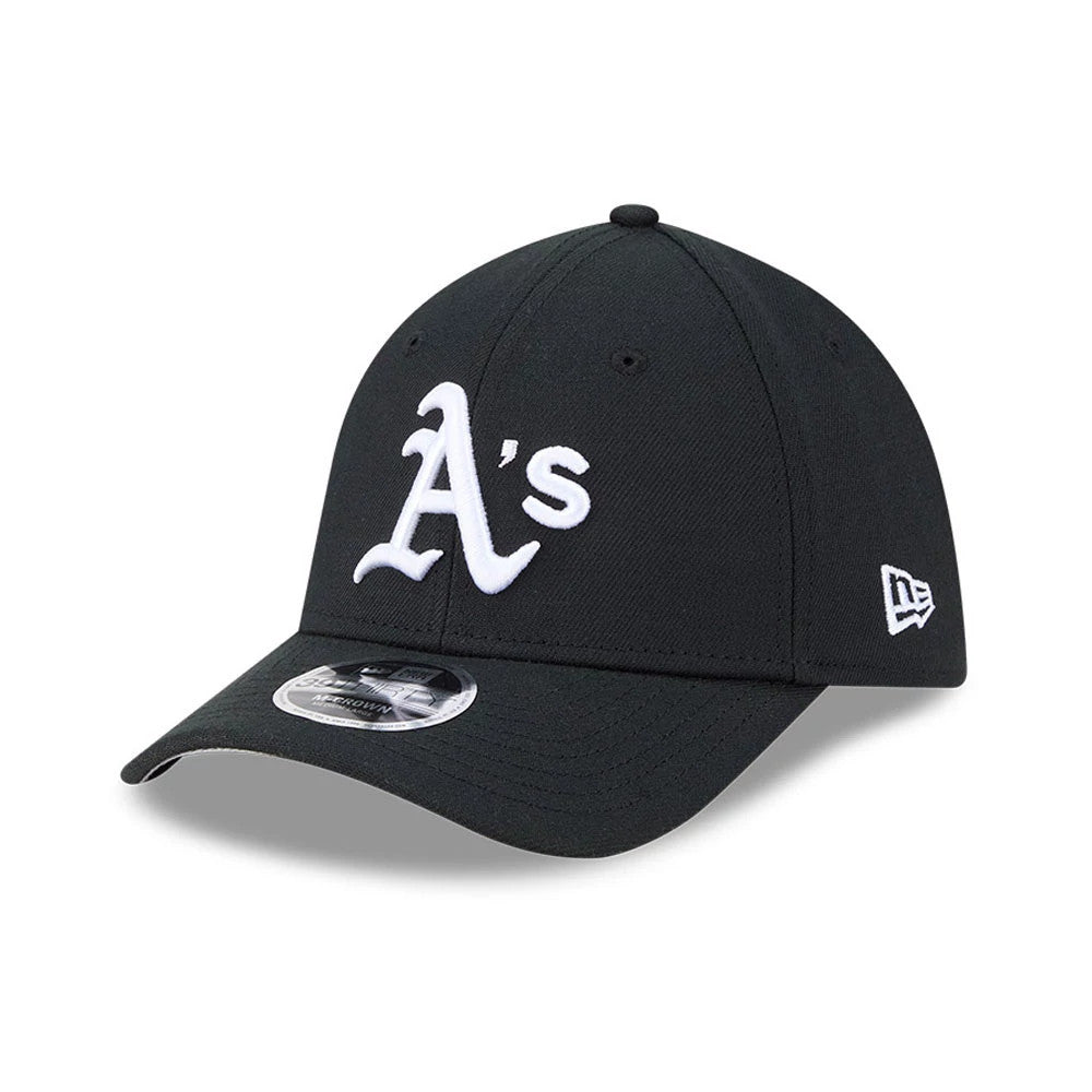 Athletics MLB Black 39THIRTY M-Crown Stretch Fit Cap-Benirox
