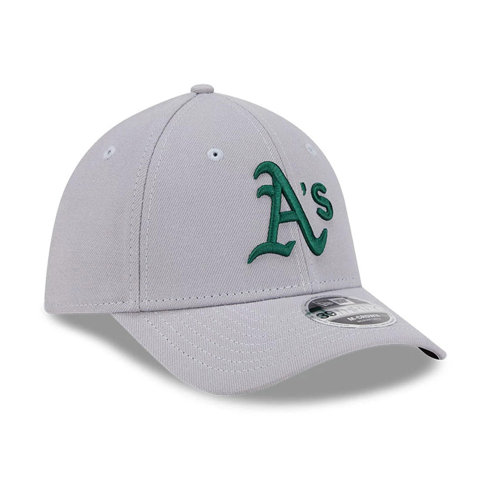 Athletics MLB Grey 39THIRTY M-Crown Stretch Fit Cap-Benirox