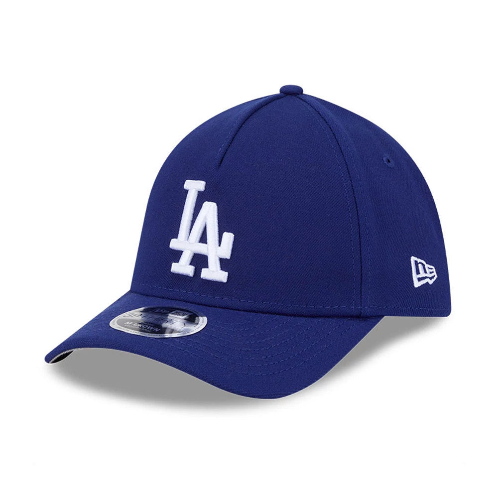 LA Dodgers MLB Dark Blue 39THIRTY M-Crown A-Frame Stretch Fit Cap-Benirox
