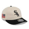 Chicago White Sox MLB Americana Herringbone White Retro Crown 9FIFTY Adjustable Cap-Benirox