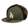 LA Dodgers MLB Camo Open Green Retro Crown 59FIFTY Fitted Cap-Benirox
