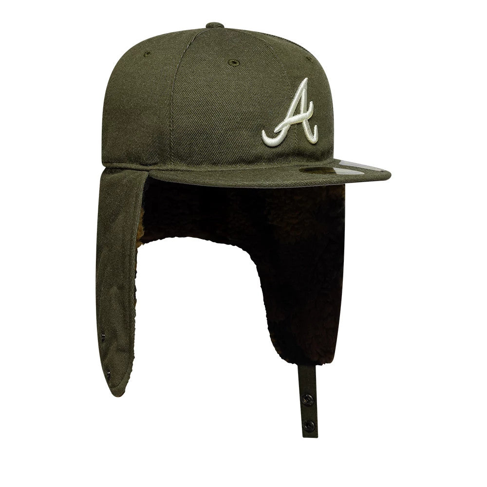 Atlanta Braves MLB Camo Open Green Retro Crown 59FIFTY Fitted Cap-Benirox