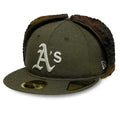 Athletics MLB Camo Open Green Retro Crown 59FIFTY Fitted Cap-Benirox