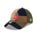Boston Red Sox MLB Patchwork Open Brown 9TWENTY Adjustable Cap-Benirox