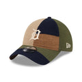 Detroit Tigers MLB Patchwork Open Brown 9TWENTY Adjustable Cap-Benirox