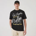 LA Dodgers MLB Cowboy Graphic Black T-Shirt-Benirox
