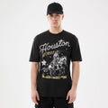 Houston Astros MLB Cowboy Graphic Black T-Shirt-Benirox