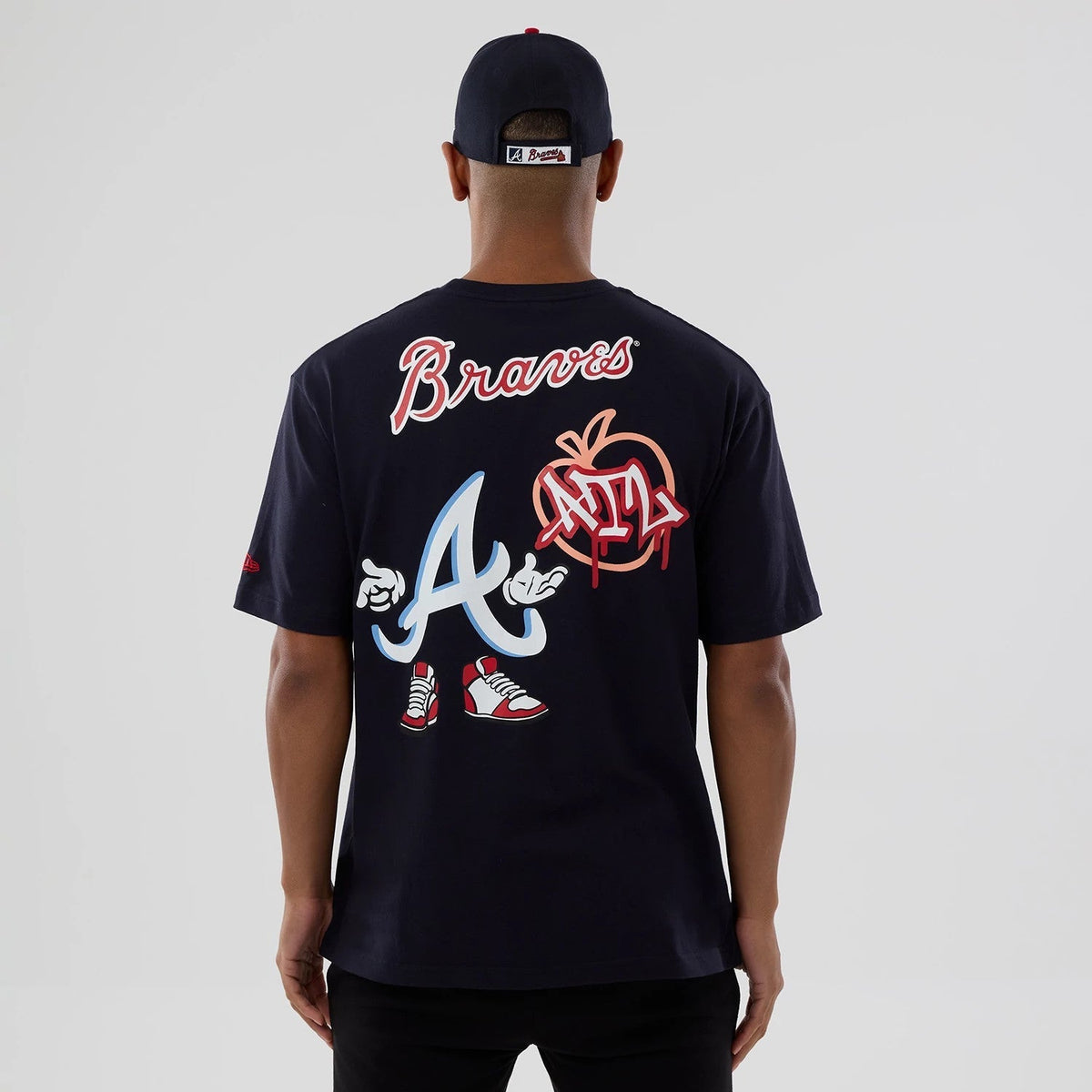 Atlanta Braves MLB Graphic Navy T-Shirt-Benirox