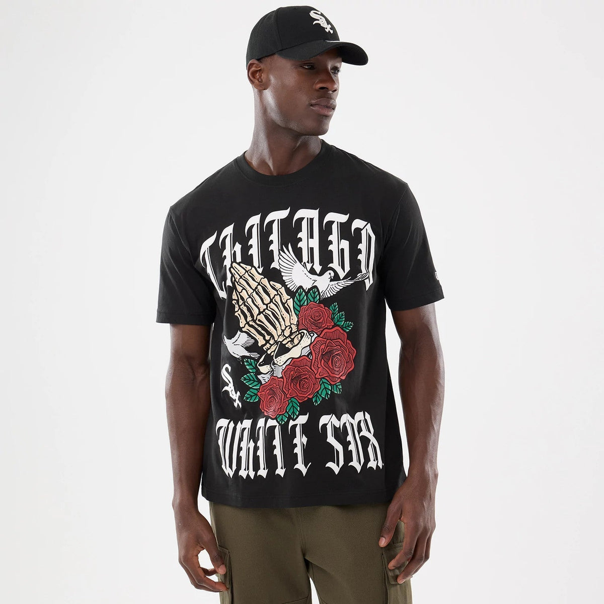 Chicago White Sox MLB Script Graphic Black T-Shirt-Benirox