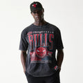 Chicago Bulls NBA Black T-Shirt-Benirox