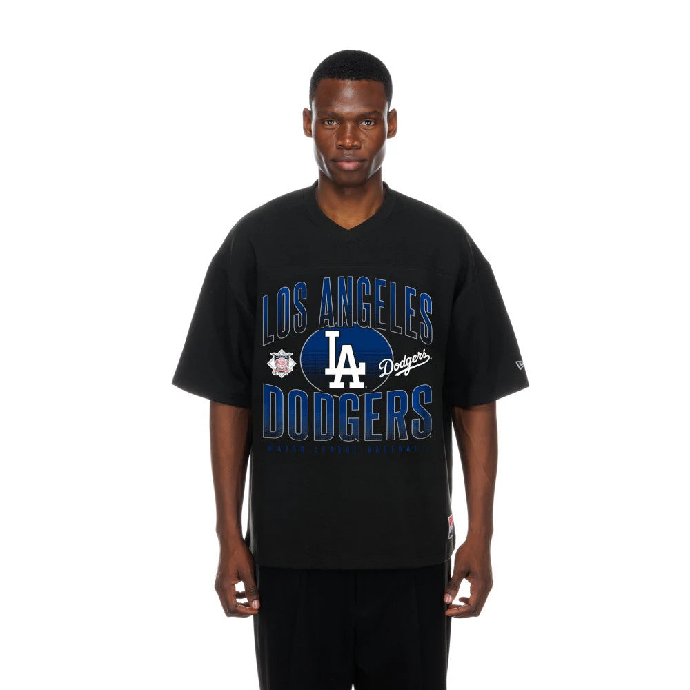 LA Dodgers MLB Black Boxy T-Shirt-Benirox