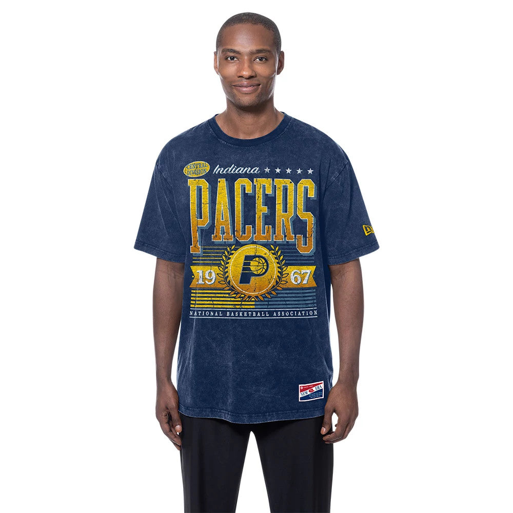 Indiana Pacers NBA Anniversary Navy T-Shirt-Benirox