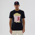 Boston Red Sox MLB Popcorn Navy T-Shirt-Benirox