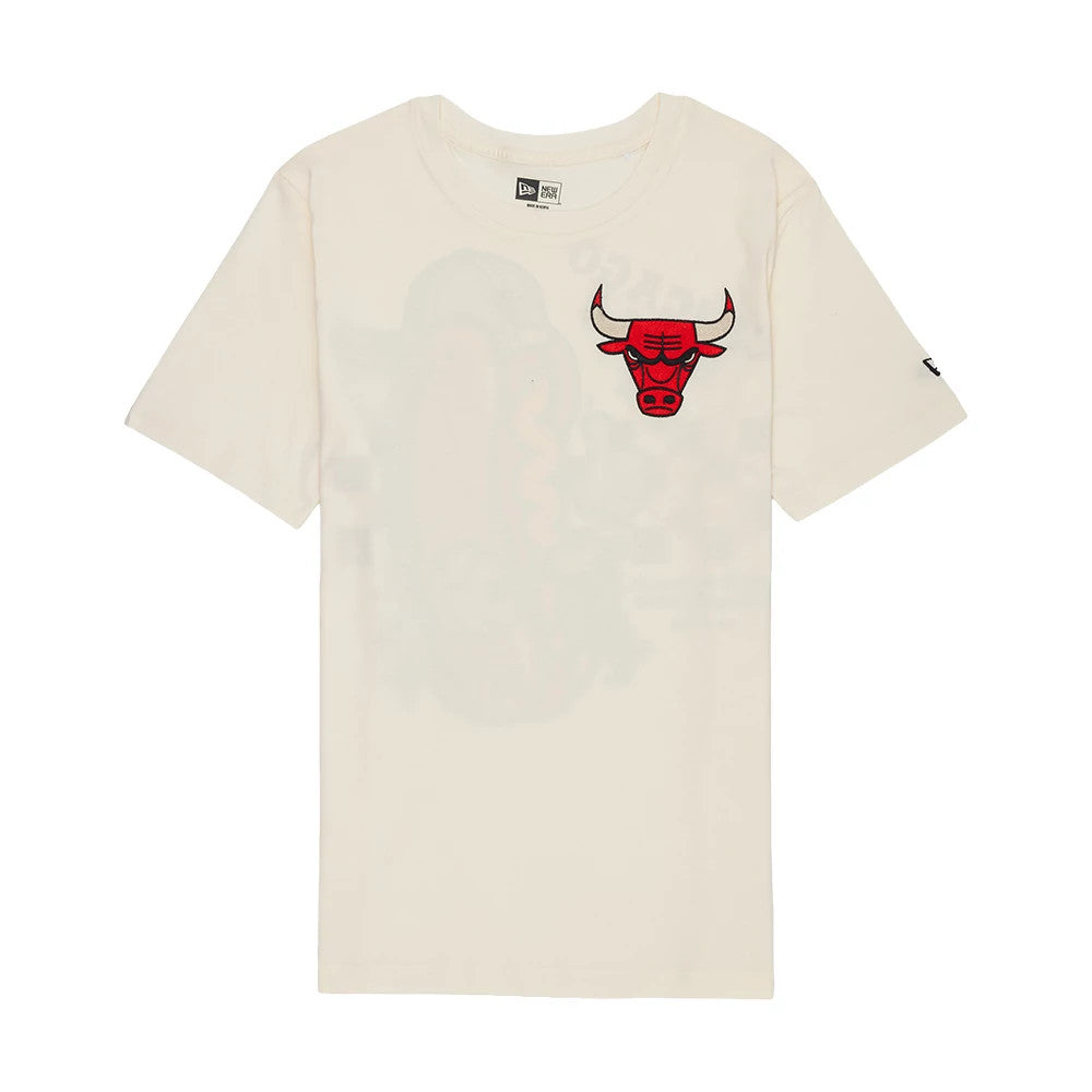 Chicago Bulls NBA Hotdog Cream T-Shirt-Benirox