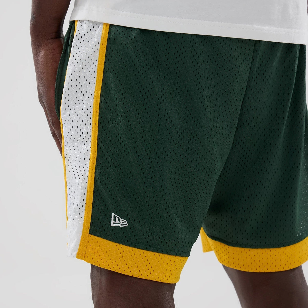 Athletics MLB Dark Green Mesh Shorts-Benirox