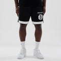 Brooklyn Nets NBA Black Mesh Shorts-Benirox