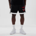 Chicago Bulls NBA Black Mesh Shorts-Benirox