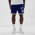 LA Dodgers MLB Dark Blue Mesh Shorts-Benirox