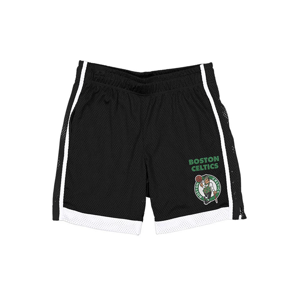 Boston Celtics NBA Black Mesh Shorts-Benirox