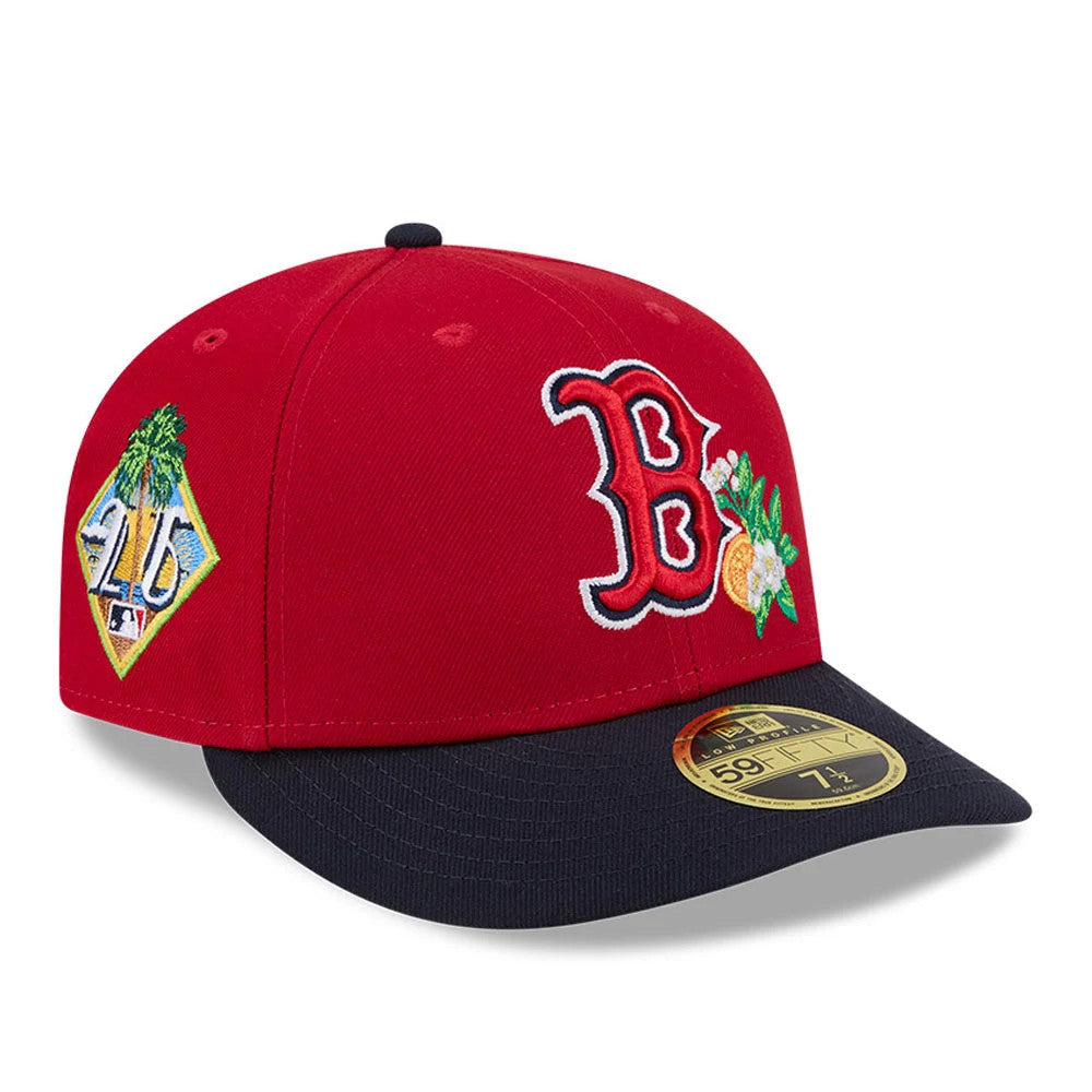 Boston Red Sox MLB Spring Training 2026 Red Low Profile 59FIFTY Fitted Cap-Benirox